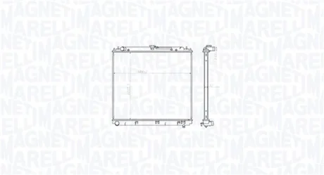 Радіатор двигуна MAGNETI MARELLI 350213212800