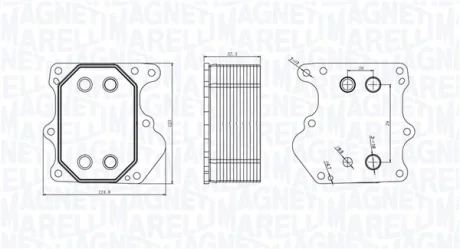 Масляний радіатор MAGNETI MARELLI 350300000500