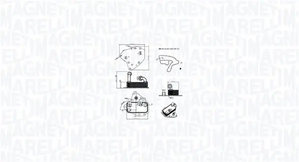 Охолоджувач мастила MAGNETI MARELLI 350300000700 (фото 1)