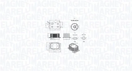 Масляний радіатор MAGNETI MARELLI 350300000900