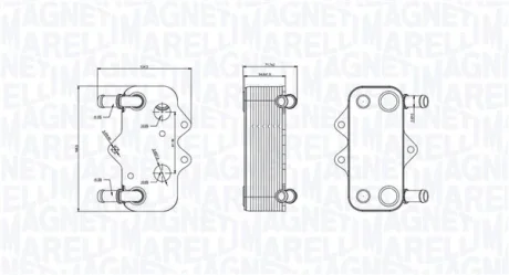 Охолоджувач мастила MAGNETI MARELLI 350300002100