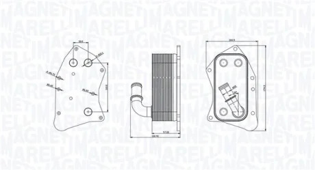 Охолоджувач мастила MAGNETI MARELLI 350300002300