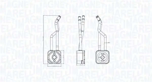 Охолоджувач мастила MAGNETI MARELLI 350300003800 (фото 1)
