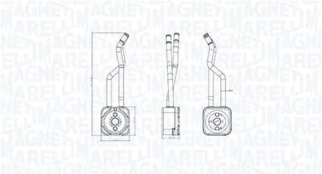 Охолоджувач мастила MAGNETI MARELLI 350300003800