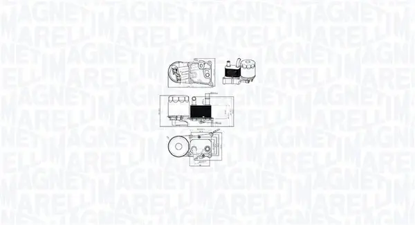 Охолоджувач мастила MAGNETI MARELLI 350300004200 (фото 1)