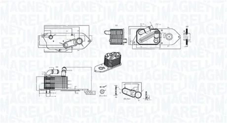 Масляний радіатор MAGNETI MARELLI 350300006800
