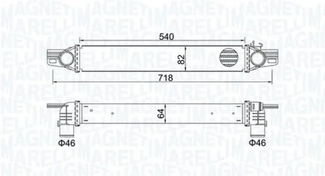 Інтеркулер MAGNETI MARELLI 351319204360