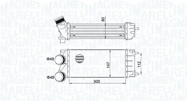 Інтеркулер MAGNETI MARELLI 351319204920 (фото 1)