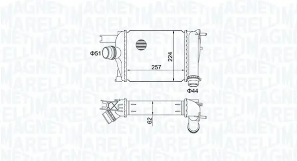 Інтеркулер MAGNETI MARELLI 351319205170 (фото 1)