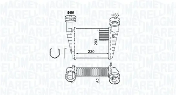 Інтеркулер MAGNETI MARELLI 351319205210 (фото 1)