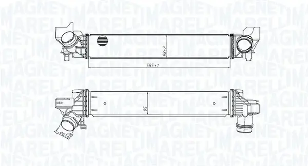 Інтеркулер MAGNETI MARELLI 351319205450 (фото 1)