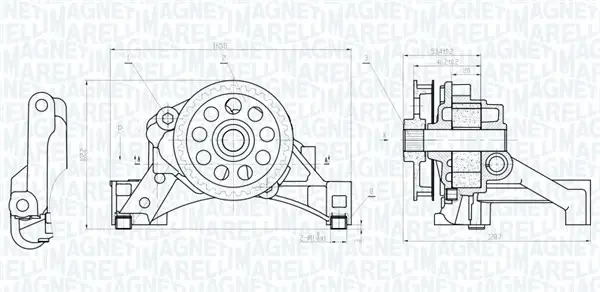 Масляний насос MAGNETI MARELLI 351516000010 (фото 1)
