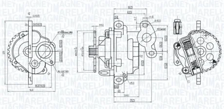 Масляний насос MAGNETI MARELLI 351516000011