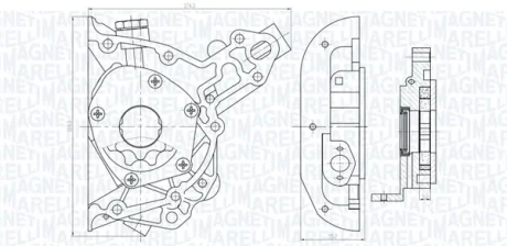 Масляний насос MAGNETI MARELLI 351516000025