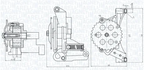 Масляний насос MAGNETI MARELLI 351516000032