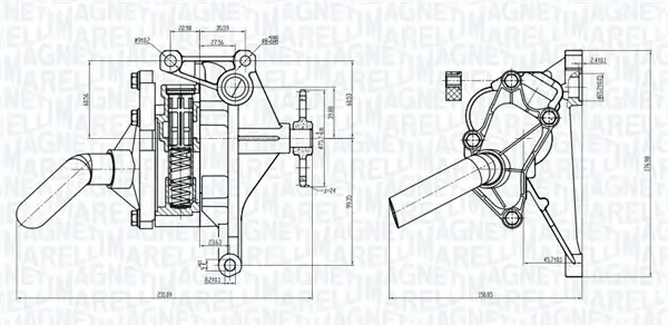 Масляний насос MAGNETI MARELLI 351516000041 (фото 1)