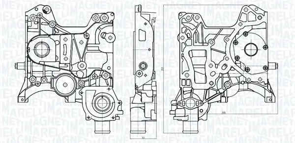 Масляний насос MAGNETI MARELLI 351516000048 (фото 1)