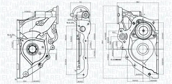 Масляний насос MAGNETI MARELLI 351516000080 (фото 1)