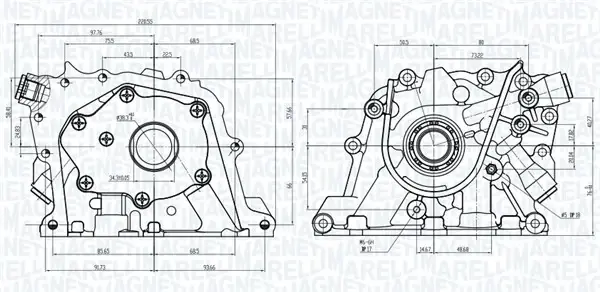 Насос масляний MAGNETI MARELLI 351516000127 (фото 1)