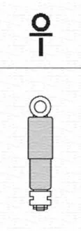Амортизатор задн Лів/Прав OPEL ASTRA F, ASTRA F CLASSIC, KADETT D, KADETT E 1.2-2.0 08.79-01.05 MAGNETI MARELLI 351886070000