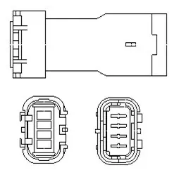 Лямбда-зонд (кількість дротів 4, 400мм) DS DS 3 CITROEN C1 II, C3 AIRCROSS II, C3 II, C3 III, C4 CACTUS, C-ELYSEE, DS3 PEUGEOT 108, 2008 I, 208 I, 208/HATCHBACK, 301 1.0/1.2/1.2LPG 03.12- MAGNETI MARELLI 466016355171 (фото 1)