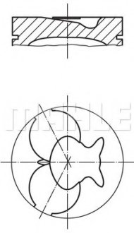 Фото 1 - a_Поршень Mahle MB MAHLE / KNECHT 0022402 A_Поршень Mahle MB MAHLE / KNECHT 0022402 (фото 1)