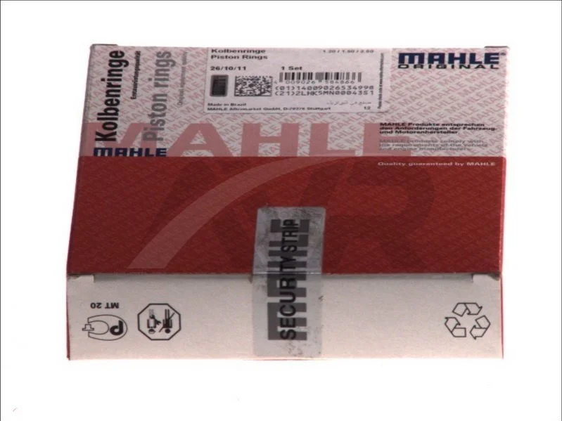 Комплект поршневих кілець Mahle SMART MAHLE / KNECHT 00394N0 (фото 1)
