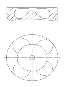 Поршень MAHLE / KNECHT 007PI00163000