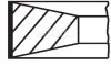A_Комплект поршневых колец Mahle FIAT MAHLE / KNECHT 00805V0 (фото 1)