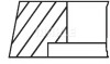 A_Комплект поршневых колец Mahle FIAT MAHLE / KNECHT 00805V0 (фото 2)