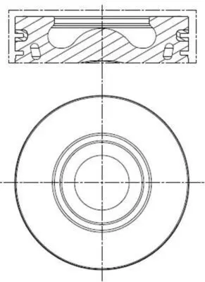 Поршень MAHLE / KNECHT 013PI00137000 (фото 1)