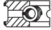 Комплект поршневих кілець MAHLE / KNECHT 013RS101070N0 (фото 3)