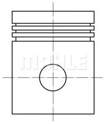 Поршень MAHLE / KNECHT 0156102 (фото 1)