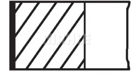 Кольца поршневые MAHLE MAHLE / KNECHT 015 73 N0