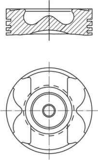 Поршень MAHLE / KNECHT 021PI00125002
