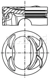 Поршень MAHLE / KNECHT 028PI00118 002