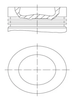 Поршень MAHLE / KNECHT 028 PI 00155 001