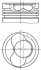 Поршень MAHLE / KNECHT 030 65 00 (фото 1)