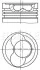 Поршень MAHLE / KNECHT 030 66 02 (фото 1)