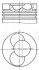 Поршень MAHLE / KNECHT 030 87 02 (фото 1)