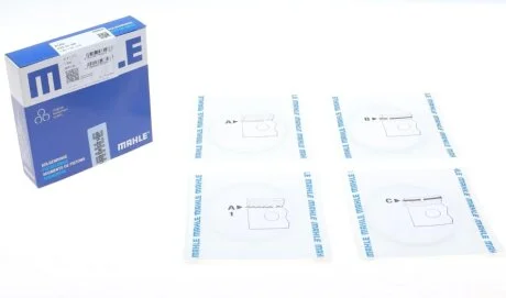 Комплект поршневых колец из 3 шт.. MAHLE / KNECHT 033 01 N0