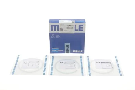 Комплект поршневых колец из 3 шт.. MAHLE / KNECHT 033 19 N0