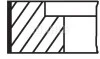 Комплект поршневых колец Mahle AUDI MAHLE / KNECHT 03474N1 (фото 1)