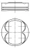 Поршень MAHLE / KNECHT 081 PI 00107 000 (фото 1)