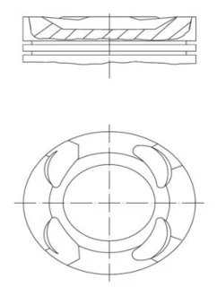 Поршень MAHLE / KNECHT 081 PI 00126 000