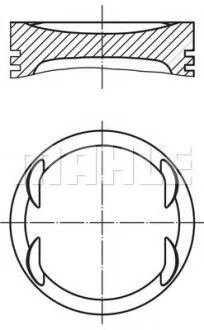 Поршень MAHLE / KNECHT 0830800