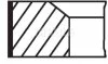 Комплект поршневих кілець MAHLE / KNECHT 681RS001050N0 (фото 1)