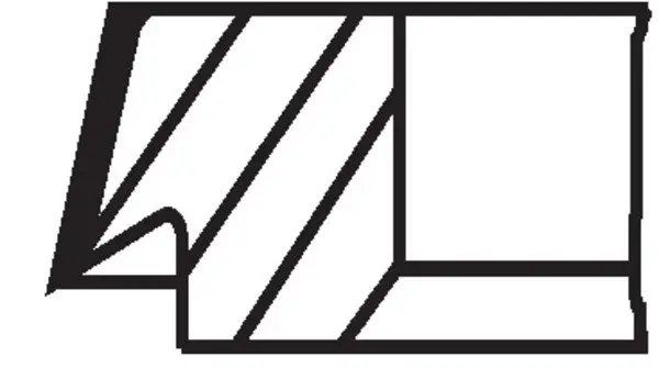 Комплект поршневих кілець HYUNDAI/KIA \'\'2.0 G4KD \'\'10>> MAHLE / KNECHT 681RS001090N0 (фото 1)