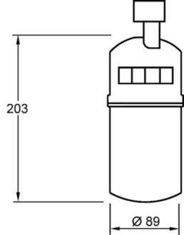 Осушувач MAHLE / KNECHT AD 275 000S