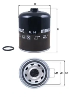 Фильтр влагоотделителя MAHLE / KNECHT AL14